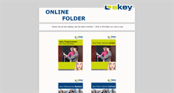 Desktop Screenshot of onlinefolder.ekey.net